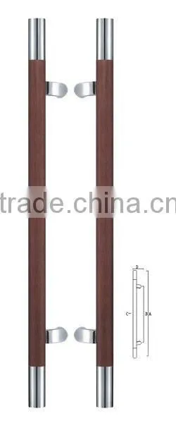 main door stainless steel wood interior door handles