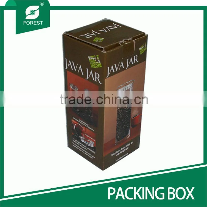 CUSTOM MADE CORRUGATED PACKAGING BOXES FOR GLASS JAR