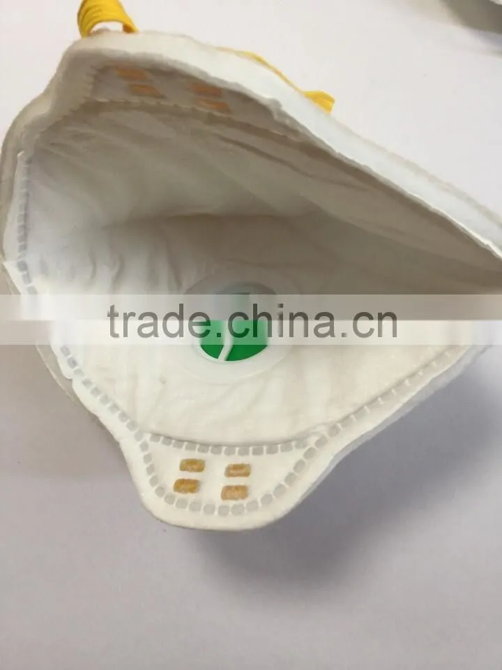 Shell type protective disposable face mask dust mask