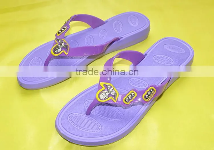 Newest fashion white ladies flip flops
