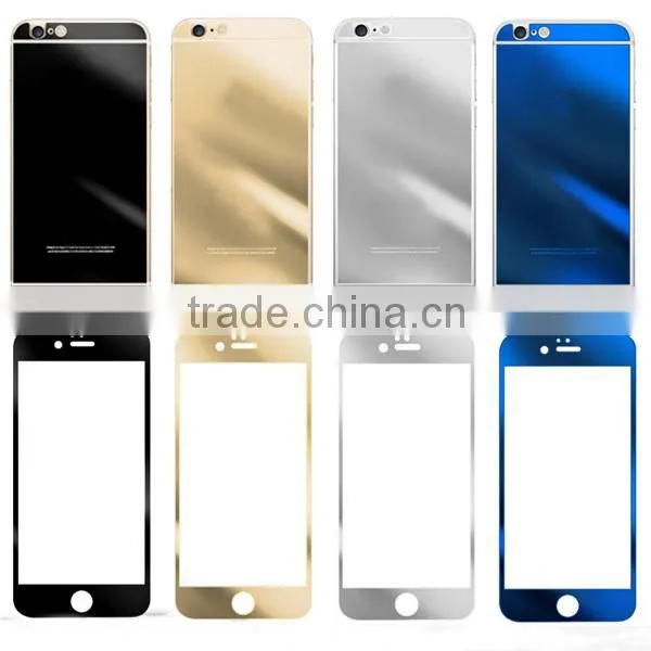 electroplated color tempered glass screen protector full cover