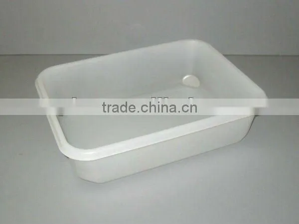 Large square plastic trays