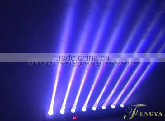 8pcs 10w 4in1 RGBW Led beam effect moving head light