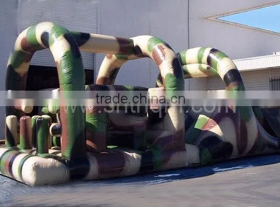 Military inflatable obstacle course