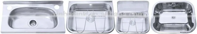 Wallmounted washbasin stainless steel bathroom sink