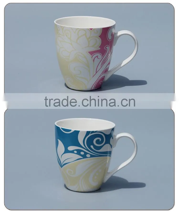 Unique Shape travel mug with lid