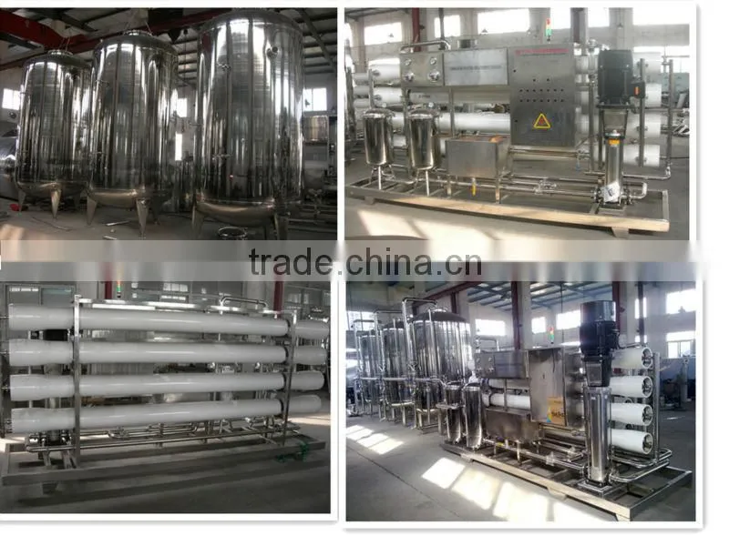 Full automatic 3000L/H stainless steel industrial RO water purification system