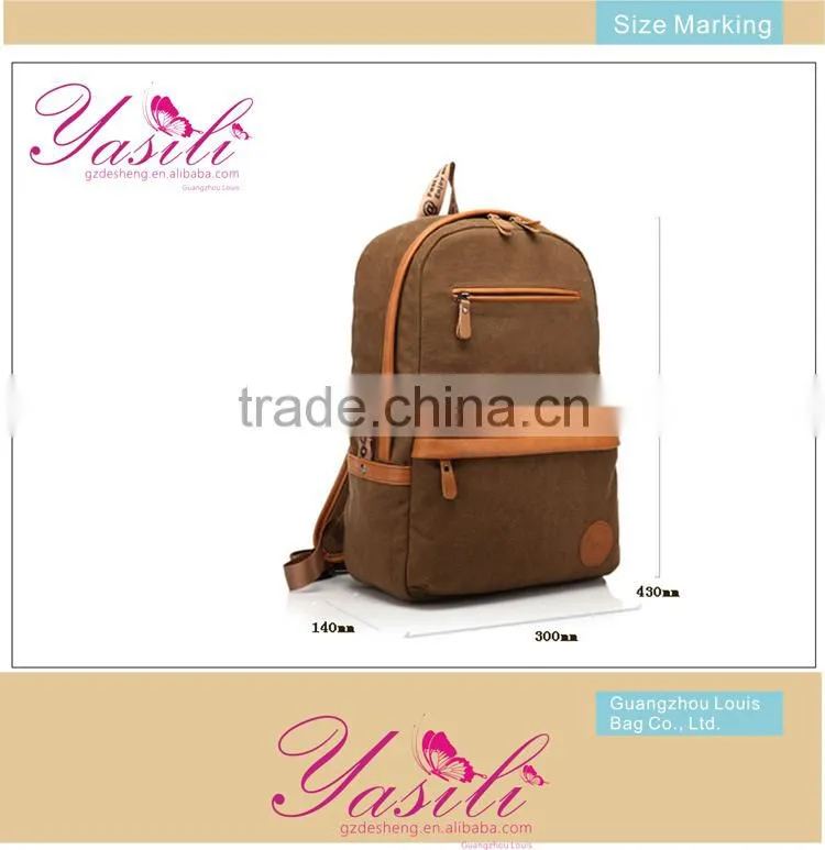 15 inch laptop backpack,new style hiking backpacks,high quality vintage canvas backpacks