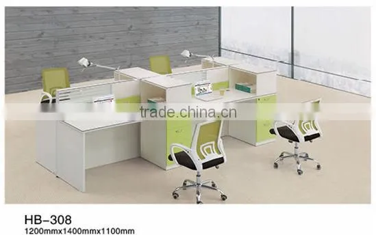 Wooden desk cubicle office furniture workstation