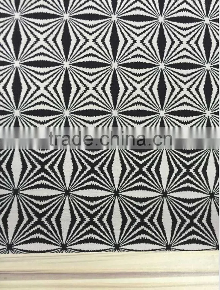 69%polyester 28%cotton 3%spandex woven Jacquard for dess, trousers, coat or home textile