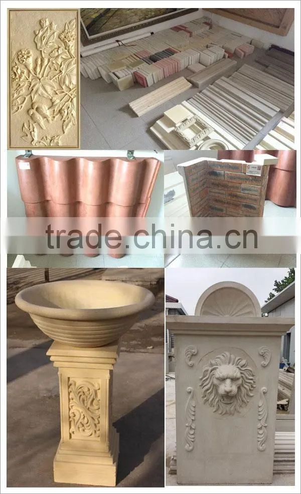 Roman Column/ Gypsum of Paris/Fiberglass Reforced Gypsum Pillars