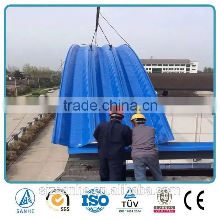 steel corrugated metal curved roof panel
