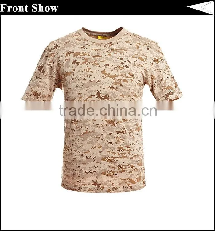 Desert camouflage military t shirts