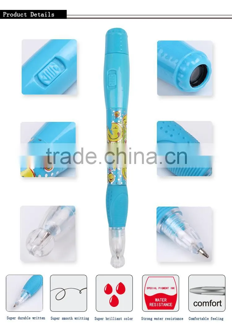 2015 Latest gift made in China pen ,cheap led ball pen,plastic ball pen
