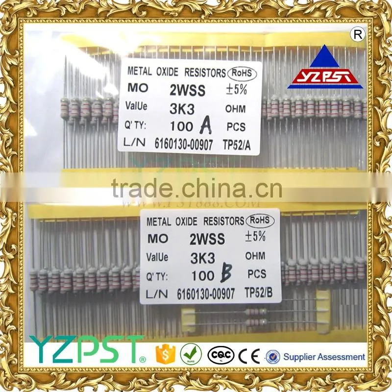 MOR 2WSS Metal oxide film resistor