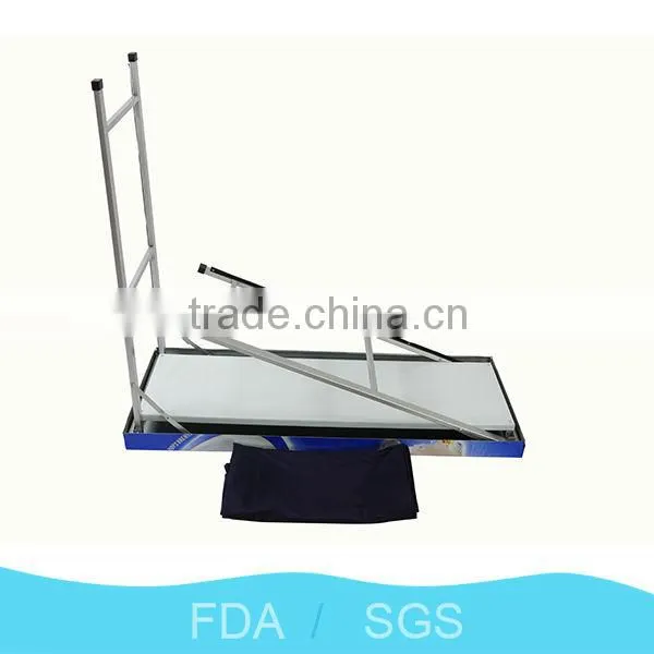 2016 new hot sale high quality portable 44inches high iron foldable bar table for pub outdoor home