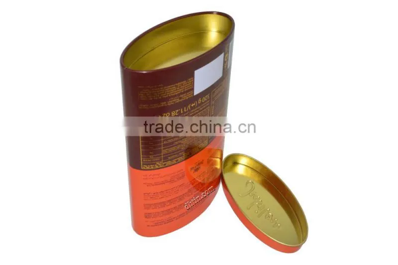 oval chocolate tin, oval chocolate box, oval metal box