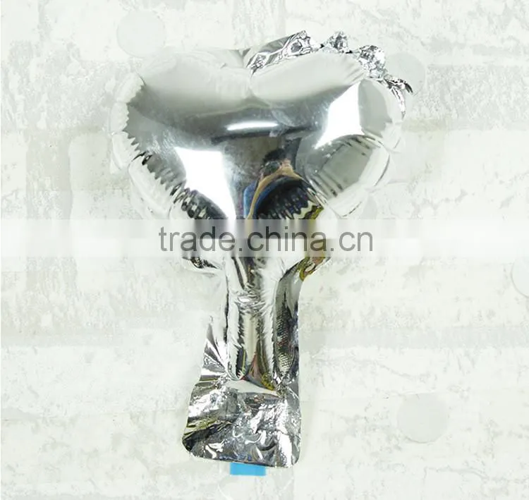 Wholesale Inflatable 5Inch Heart Shaped Foil Balloon For Wedding Decoration