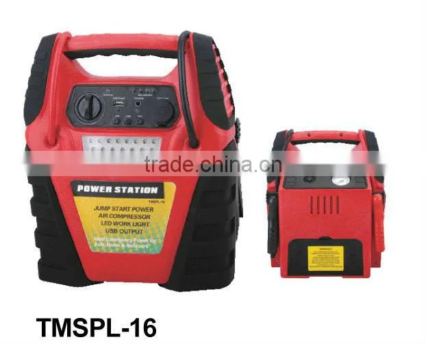 Car Tools 17AH Jump Start With Air comressor/LED Work Light
