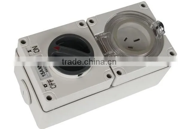 New IP66 Industrial Socket With Switch