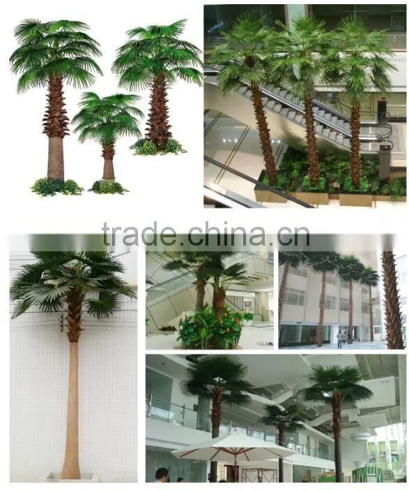 5m fiberglass trunk artificial date palm tree cheap price artificial palm tree