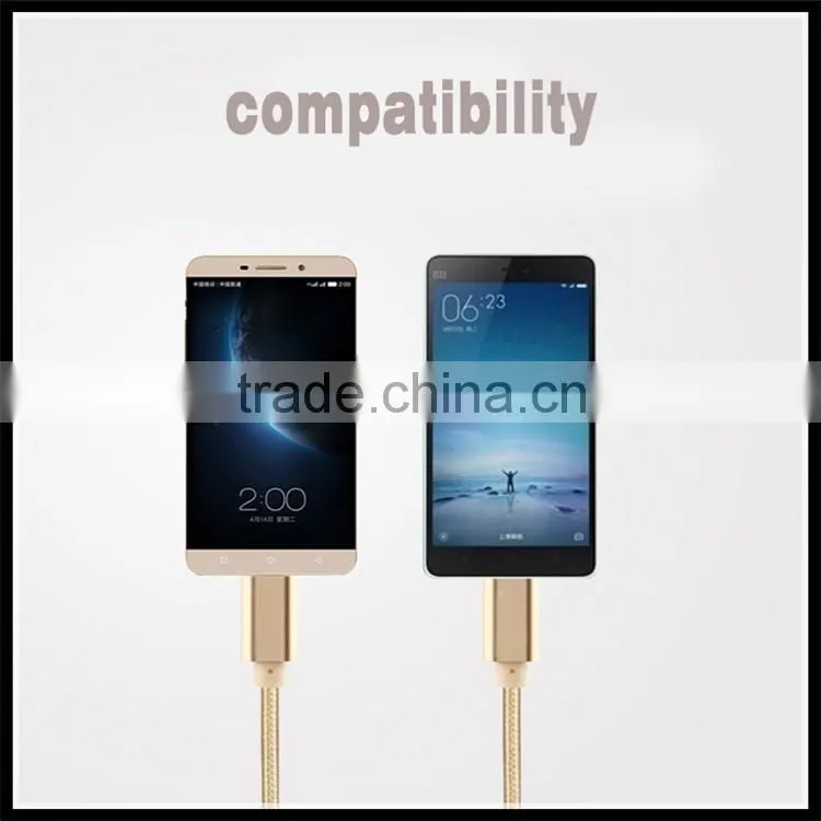 2016 Fashion Type-C to USB2.0 Data and charging sync braided cable
