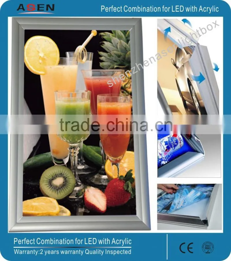 aluminum snap frame diy led light box