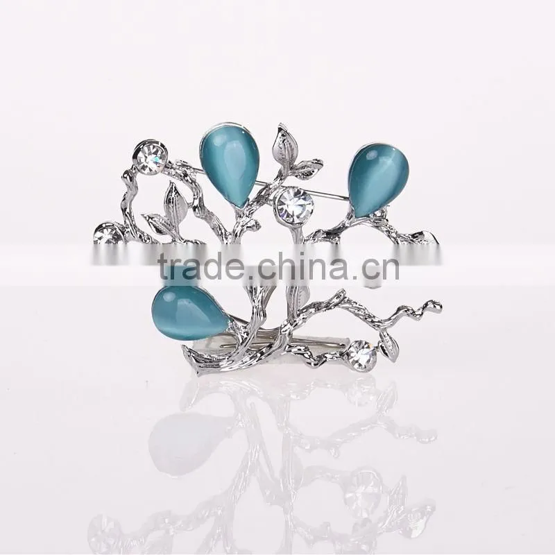 crystal brooches