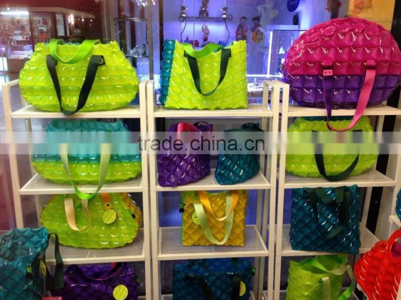 2015 new design inflatable shell shopping bag