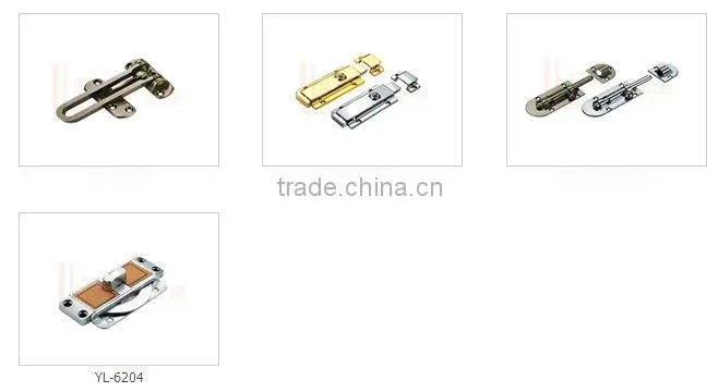 color zinc F straight spring bolt security door closer F barrel bolts