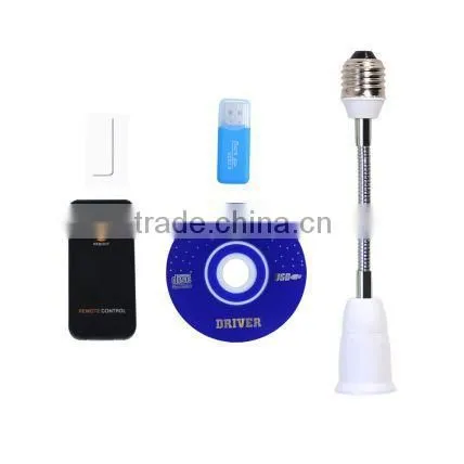 bulb ip camera with 940nm LED, IP Camera, Real bulb Camera Support Onvif, Motion detection, SD Card, Audio,E-mail alarm