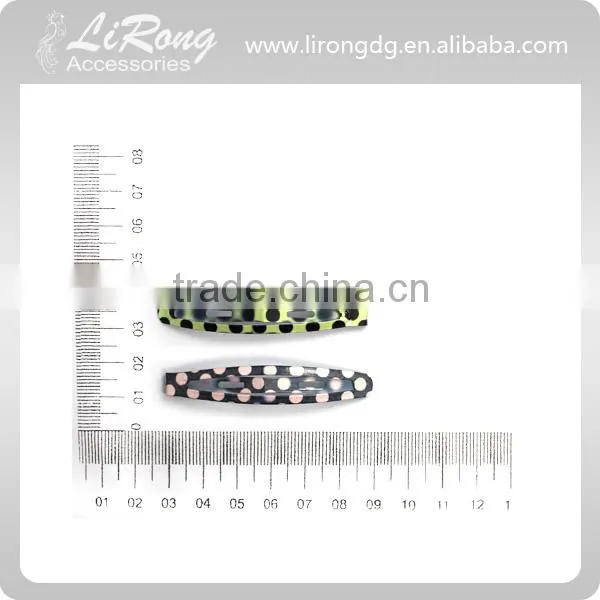 60mm pretty dots Painted Snap Clips