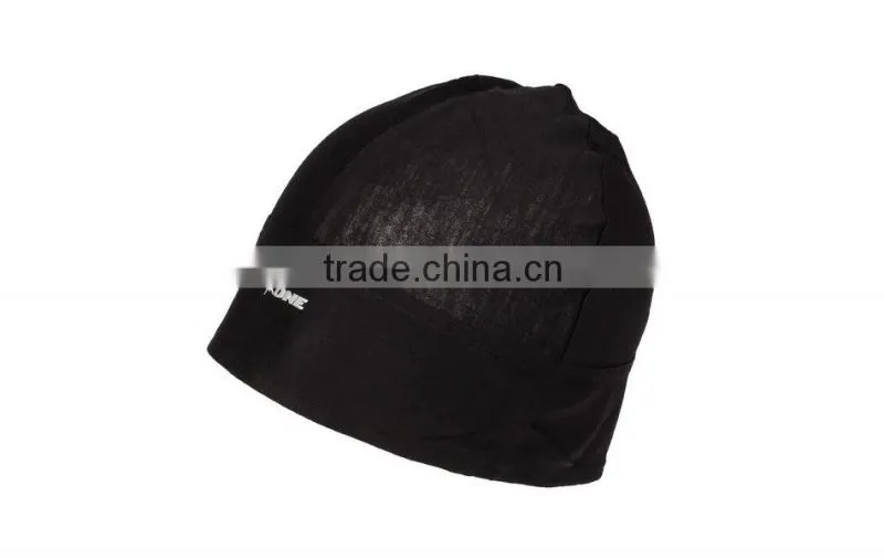Black beanie with custom logo