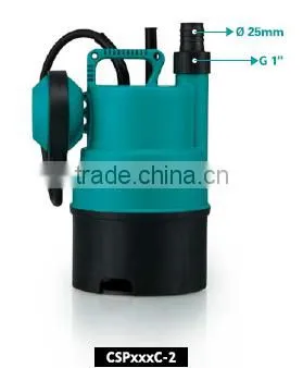 low voltage submersible small electric clean water pump with float control