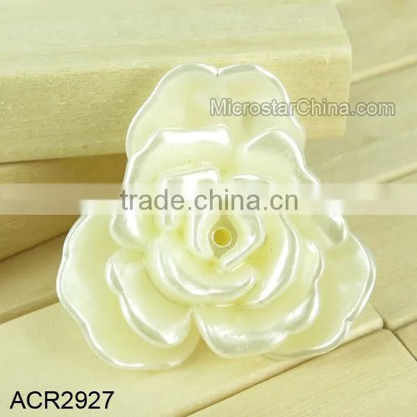 Hot Sell Heart Flower Sew Polyester Button