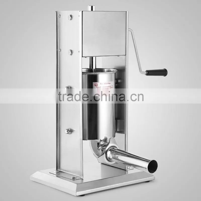 kitchener 5-Lb manual stainless steel sausage stuffer