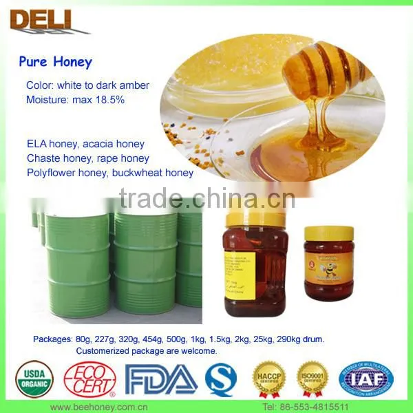 Hot Sale 453g Syrup Honey with Comb for Yemen