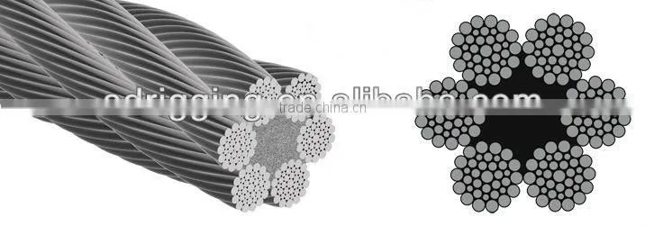 6x36+FC Stainless Steel Wire Rope