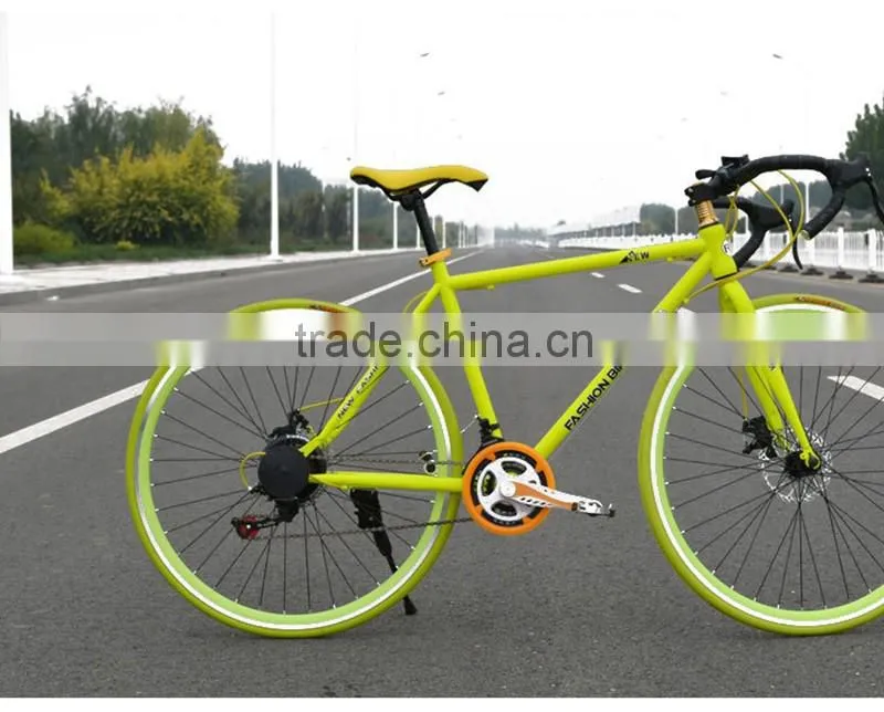 26-inch road bike 21 speed high carbon steel dual disc brakes road bike