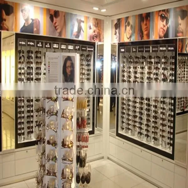 wood floor glasses goggles display stand