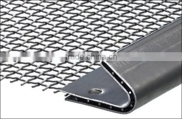 High tensile and high sieve net rate Woven crimped galvanize iron wire mesh for sale