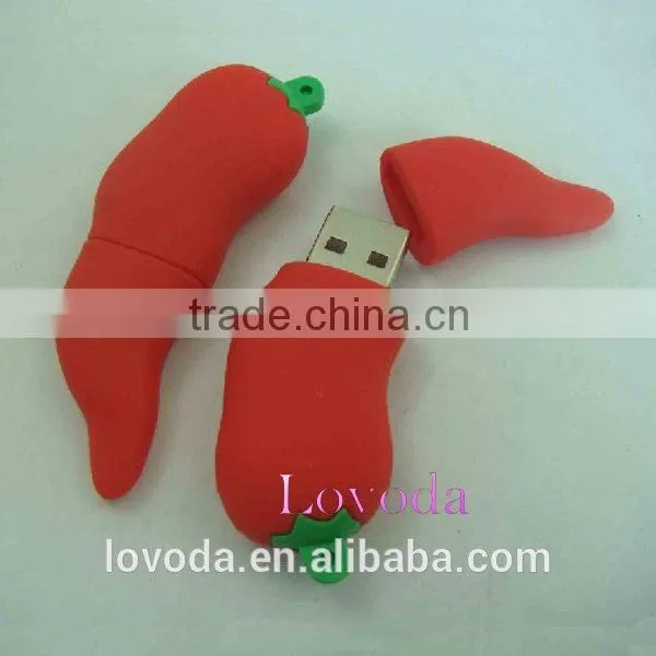 stock usb stick chili shaped wedding favors usb/usb flash drive no housing wholesale alibaba LFN-201