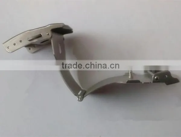 Double locking stainless steel buckle for watch straps