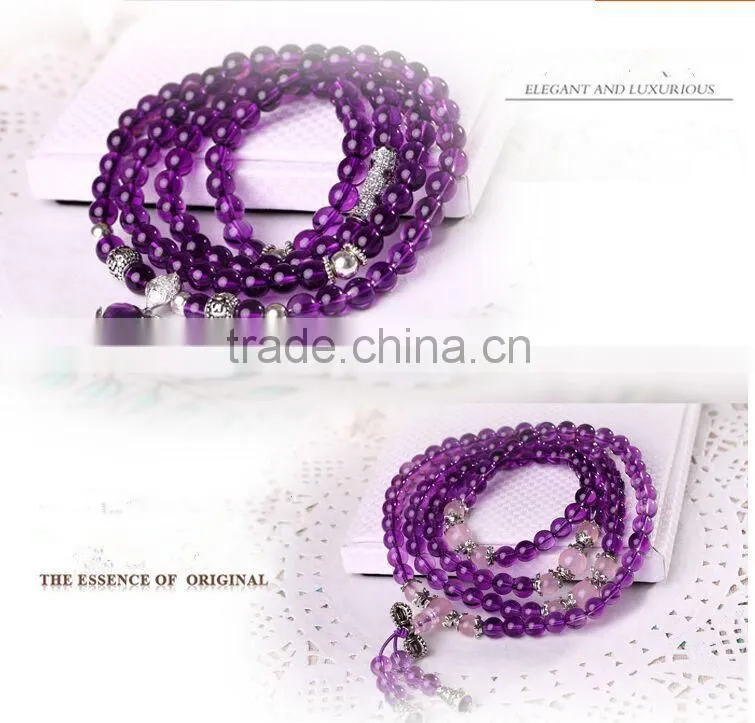 Amethystsmall beaded stretch bracelet ,spiritual bead bracelet