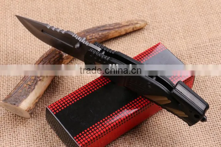OEM new stainless steel blade material folding rescue knife