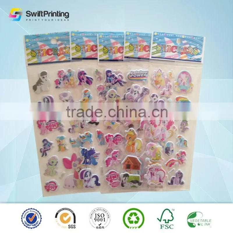 Low price classical label printing sticker