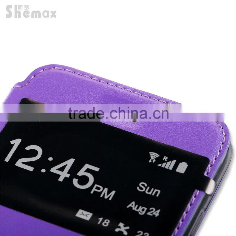 Latest styles Leather case with card slot for LG SPIRIT