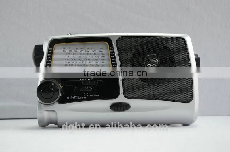 crank flashlight dynamo flashlight Dynamo Flashlight with Radio