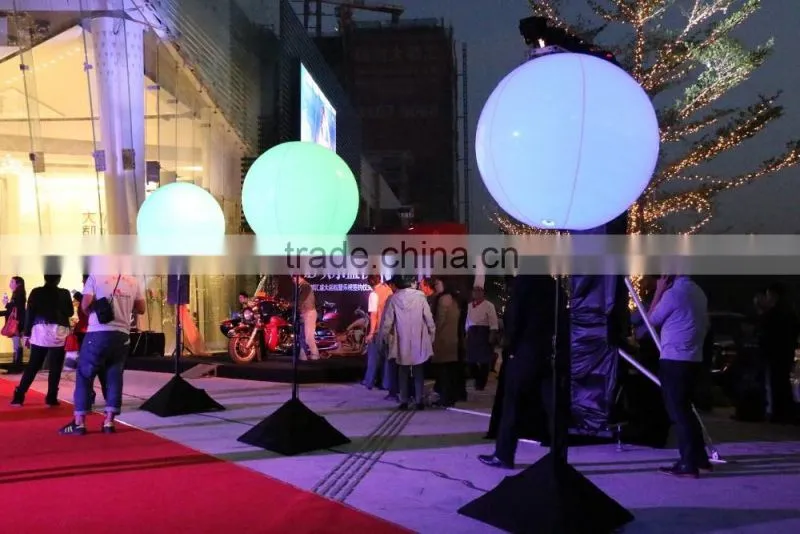 1m inflatable lighting halogen balloon with tripod for decoration