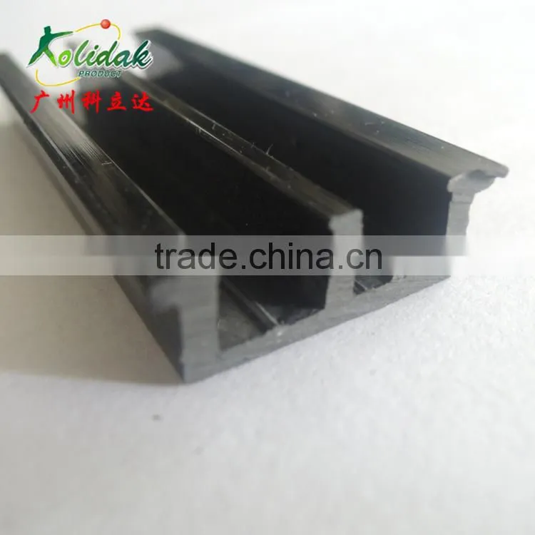 Factory supply E shape PVC profiles plastic extrusion